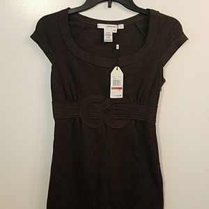 Studio M Cap Sleeve Dress- Fitted - XS